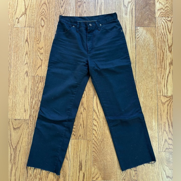 Vintage Rustler Black Denim Jeans - Picture 1 of 5